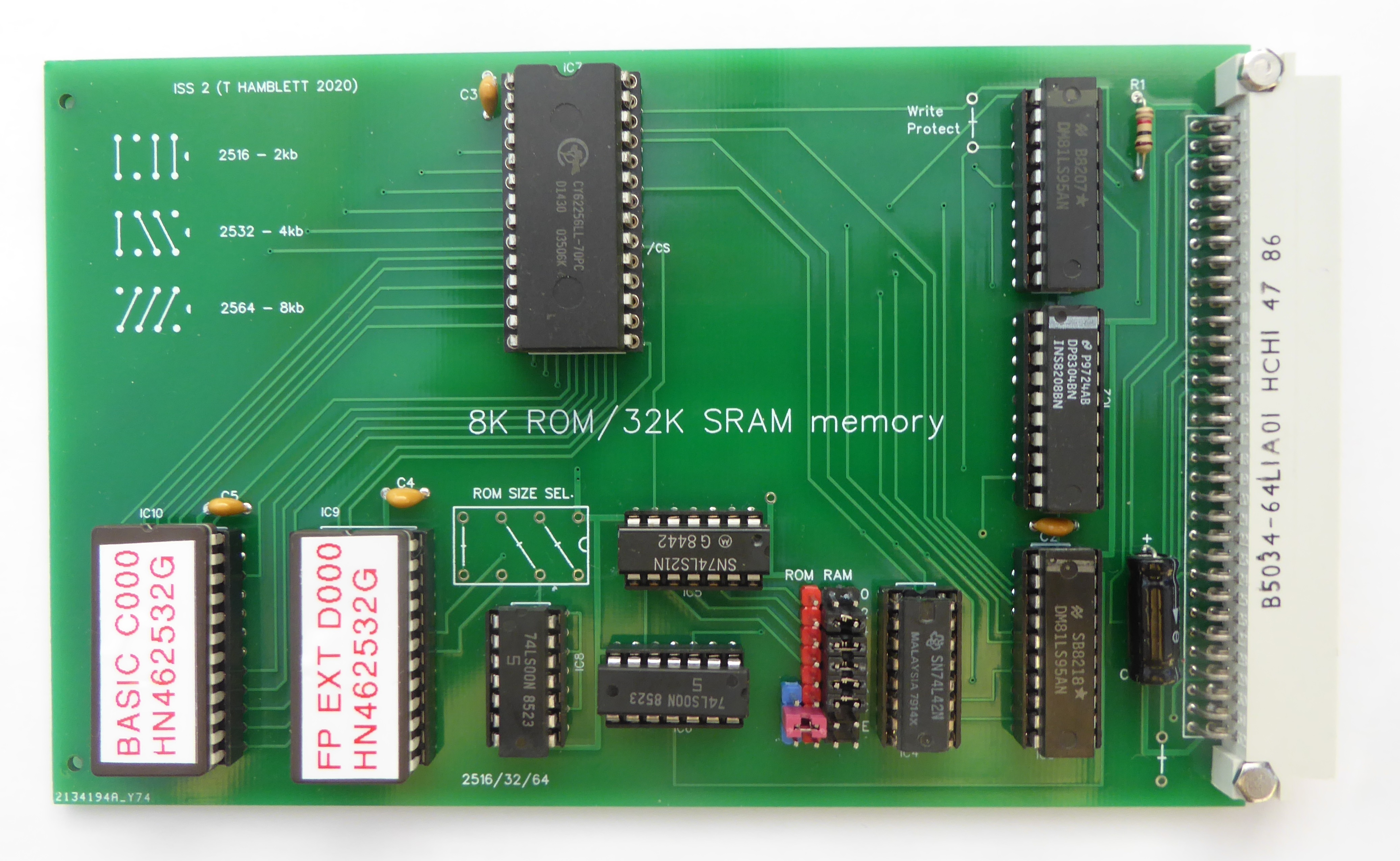 Trev_ham Replica 32K RAM + 8K ROM Board Photo